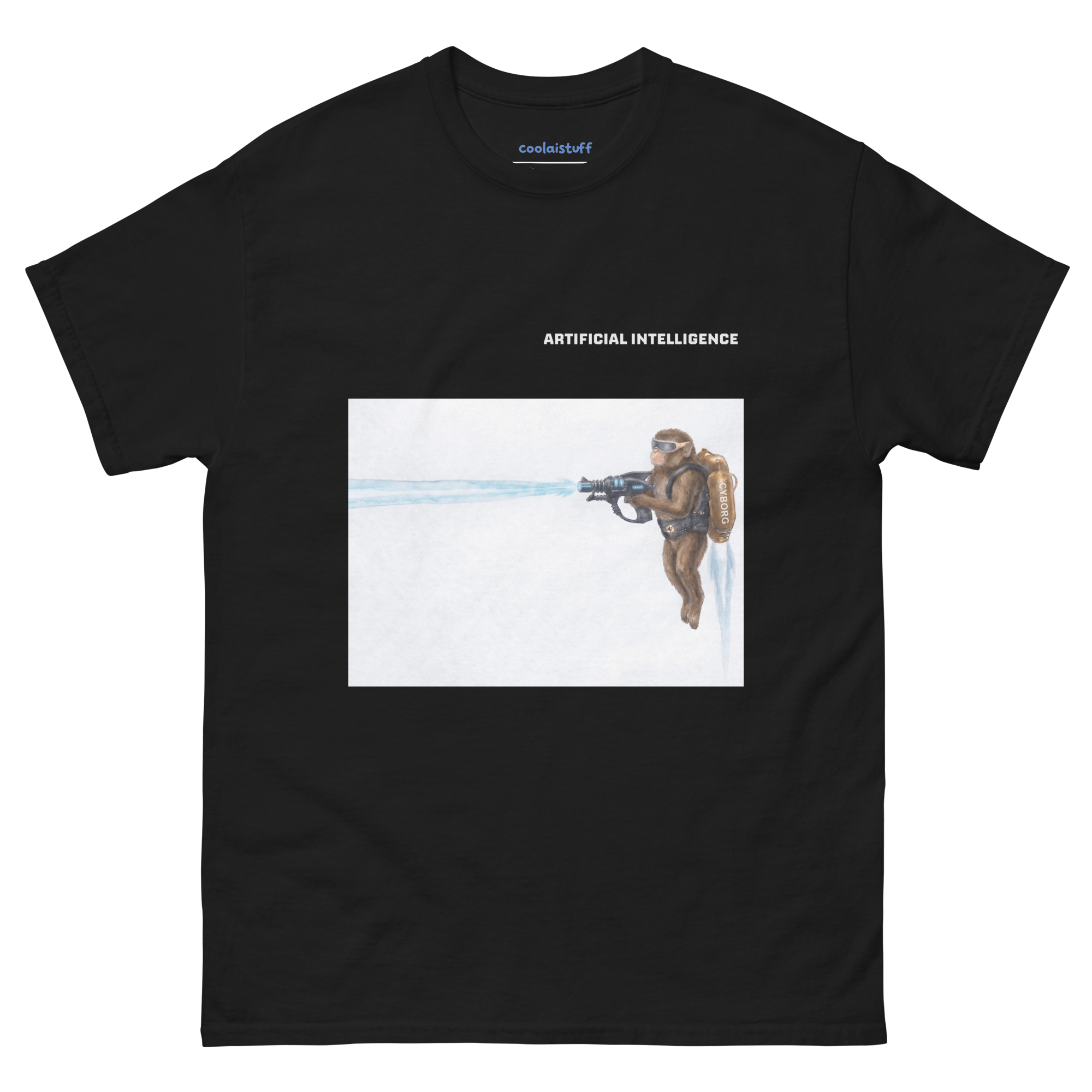 Jetpack Monkey Cyborg Tee