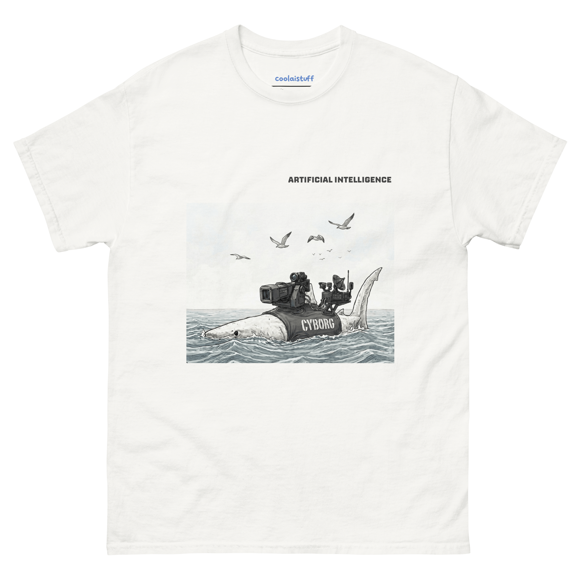 Cyborg Shark Tee