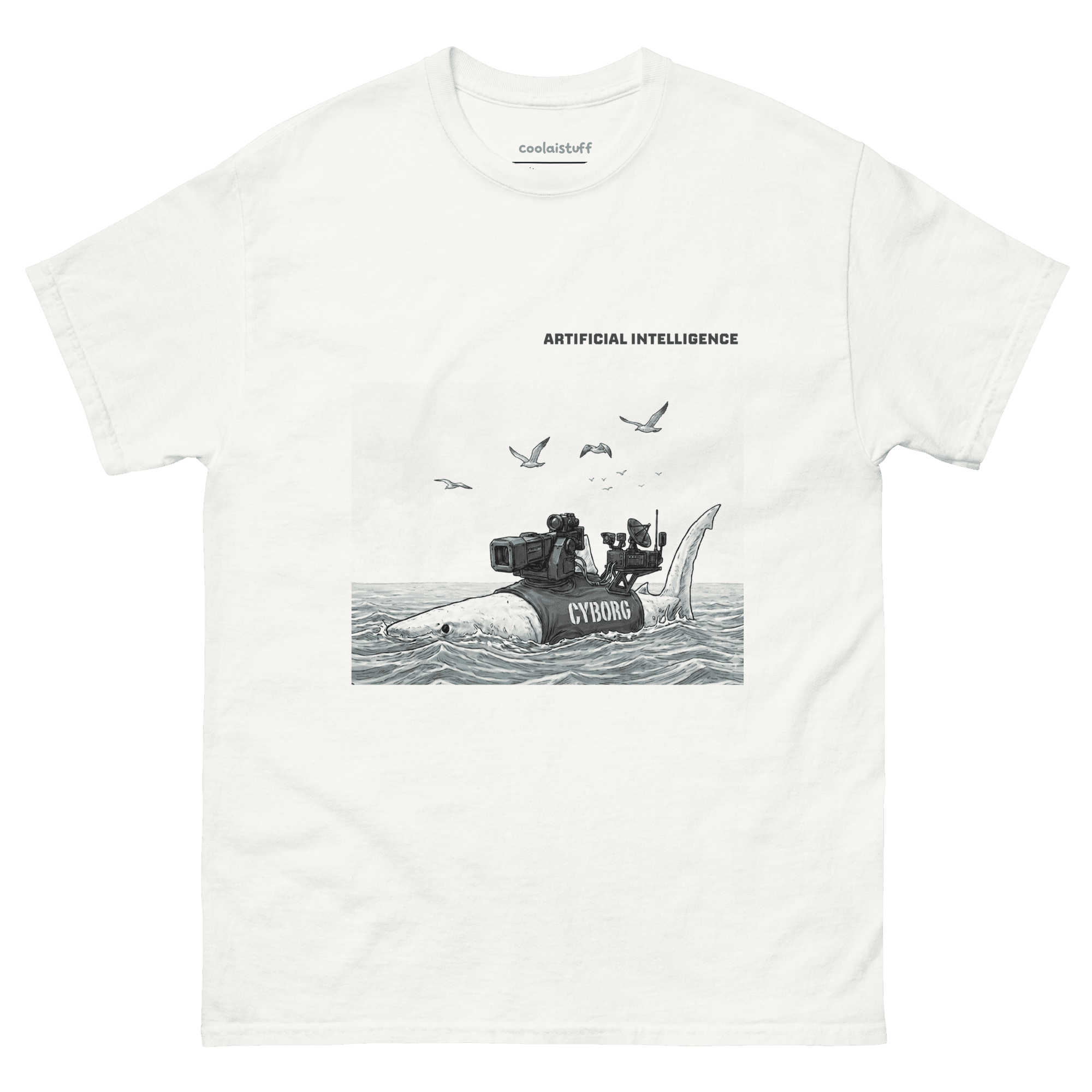 Cyborg Shark Tee