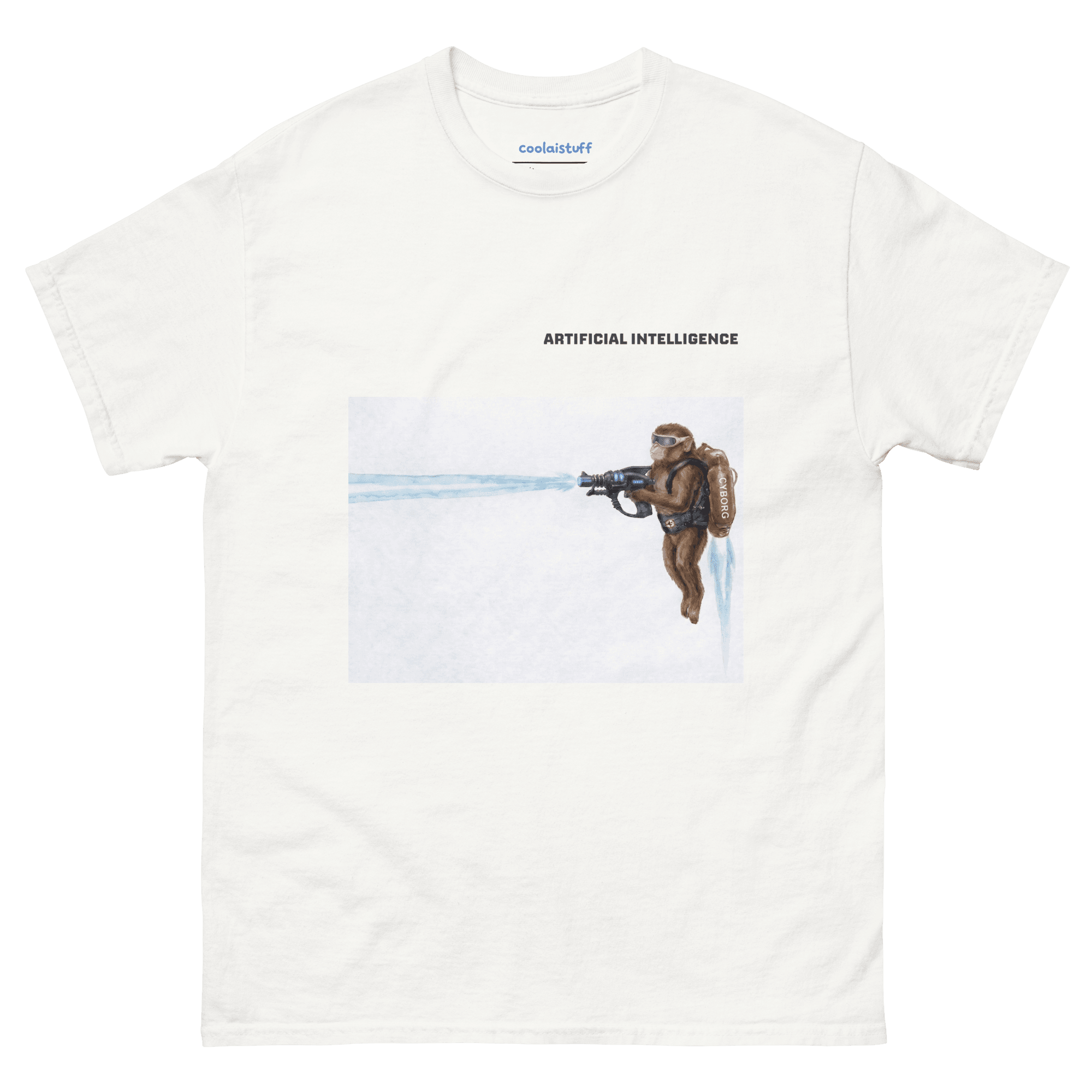 Jetpack Monkey Cyborg Tee